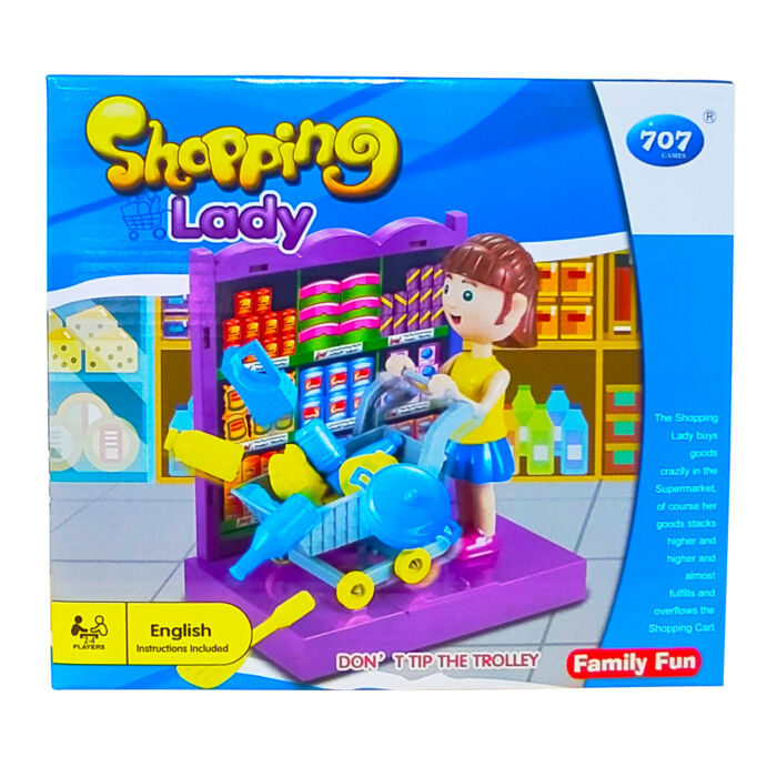 Bevásárló társasjáték, Shopping lady, dobozos (23x21cm)