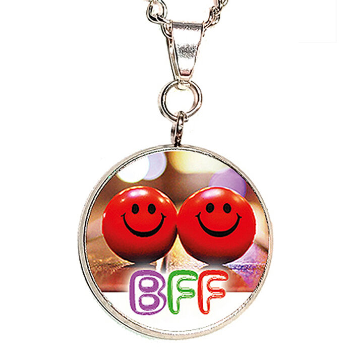 BFF biliárdgolyó – medál lánccal vagy kulcstartóval