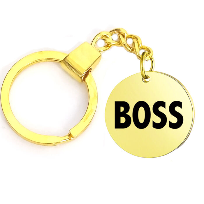 Boss kulcstartó, választható több formában és színben