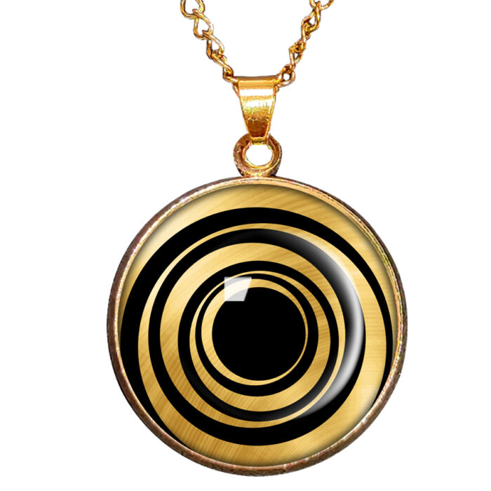 CARSTON Elegant aranymintás medál lánccal vagy kulcstartóval, ezüst vagy arany színben