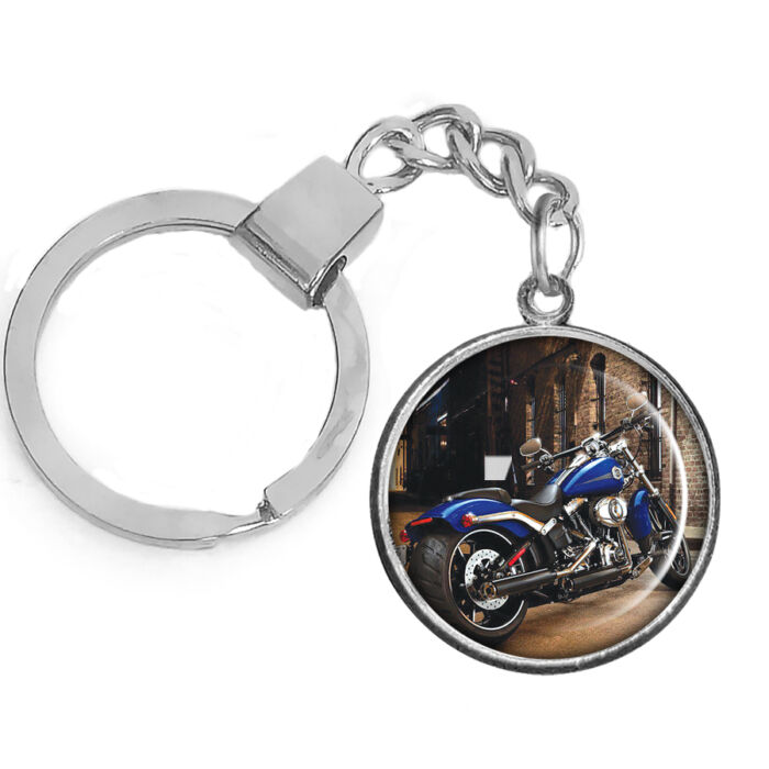 CARSTON Elegant Harley motor kulcstartó ezüst vagy arany színben