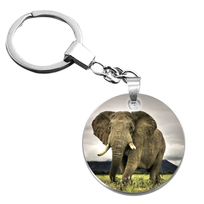 Elefántos kulcstartó