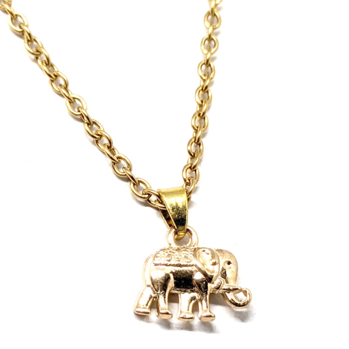Elefántos medál lánccal vagy kulcstartóval