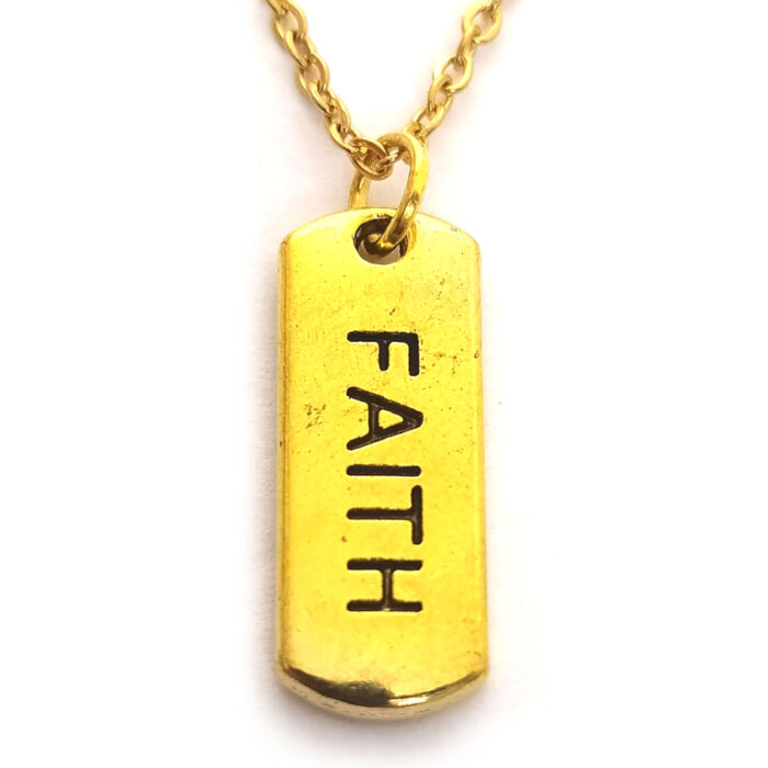 Faith/Hit medál (2) lánccal vagy kulcstartóval
