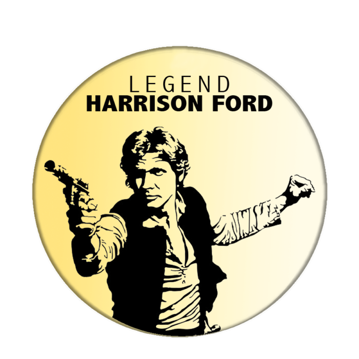 Harrison Ford kitűző