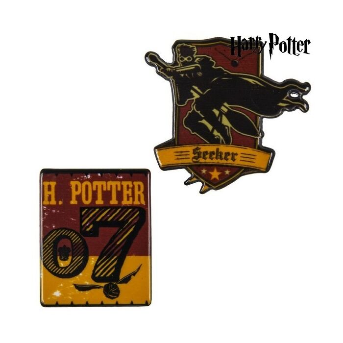 Harry Potter dupla kitűző (III), táskára, pénztárcára, dzsekire, (2 db-os) 4 cm