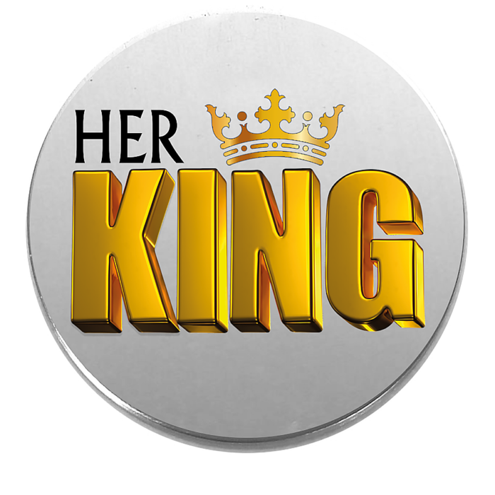 Her King kitűző