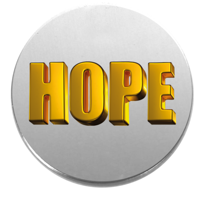Hope kitűző