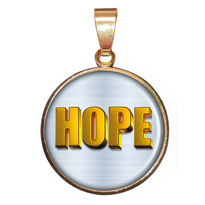 HOPE (Remény) – medál lánccal vagy kulcstartóval
