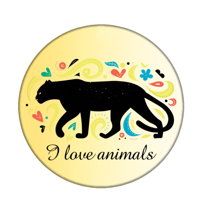 I love Animals (2) kitűző