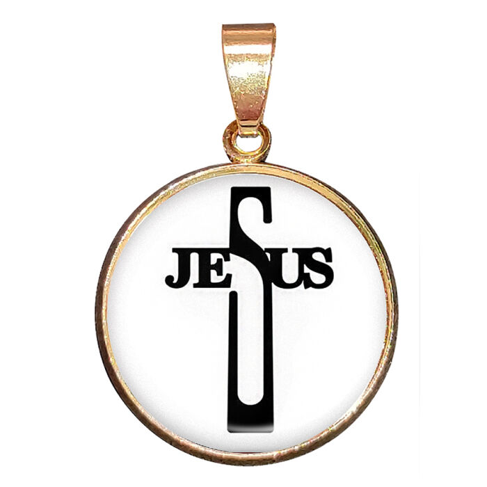Jesus 4. medál lánccal vagy kulcstartóval