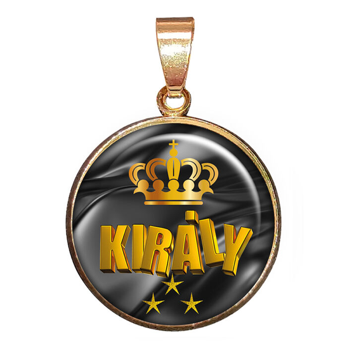 KIRÁLY – CARSTON Elegant medál lánccal vagy kulcstartóval
