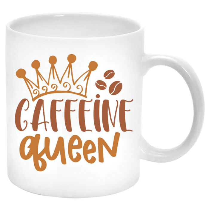 Koffein Királynő Bögre (feliratozható)