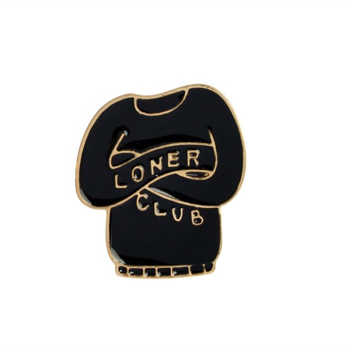 'Loner Club - Magányosok Klubja' kitűző