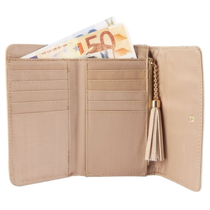 Maria King klasszikus designbőr pénztárca (15x10 cm)