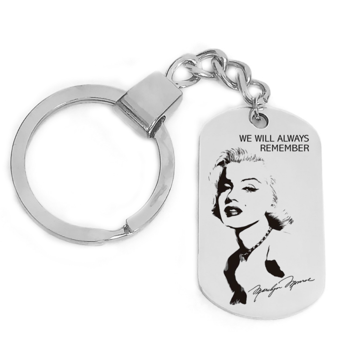 Marilyn Monroe kulcstartó, választható több formában és színben