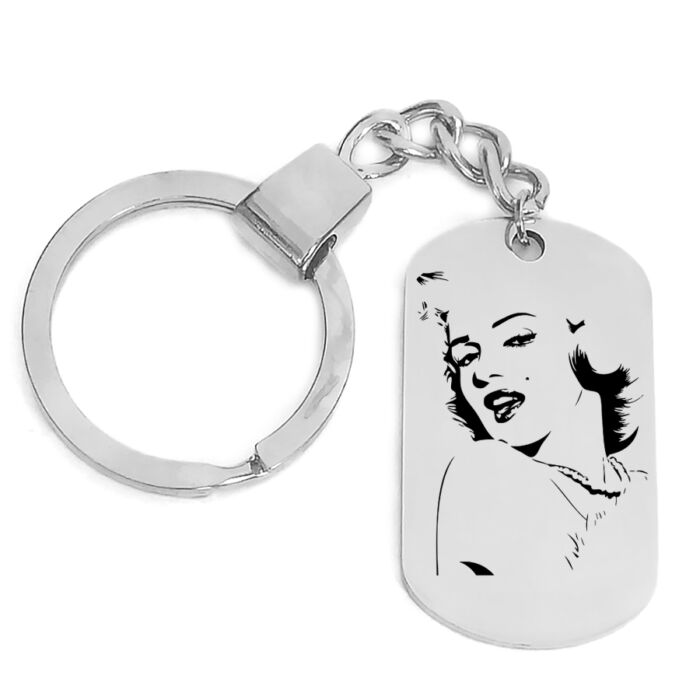 Marilyn Monroe kulcstartó, választható több formában és színben