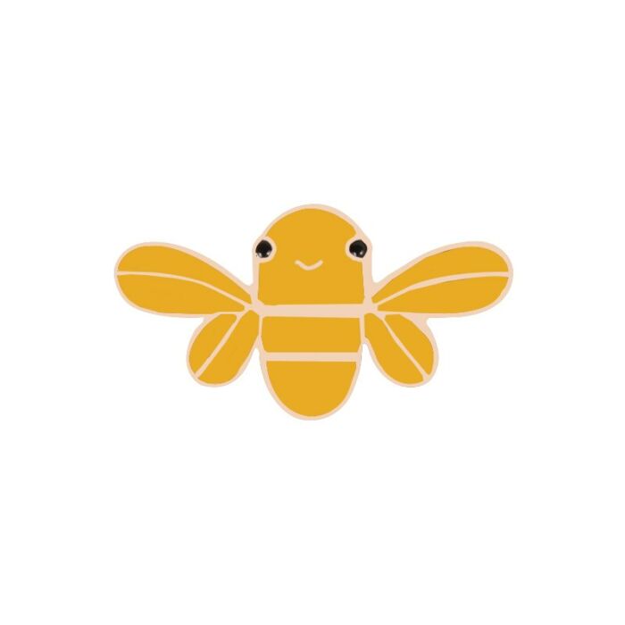 Méhecske kitűző