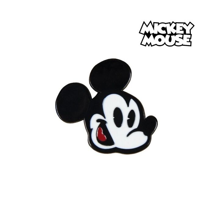 Mickey Mouse kitűző, táskára, pénztárcára, dzsekire, 3 cm
