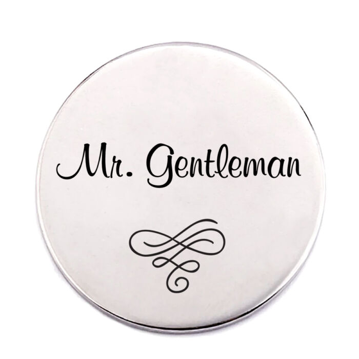 Mr. Gentleman kitűző