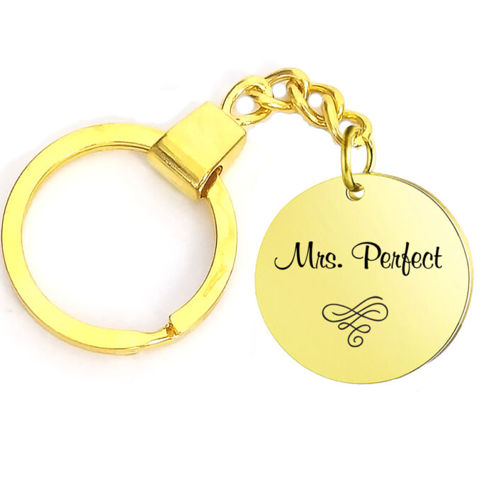 Mrs. Perfect kulcstartó, választható több formában és színben