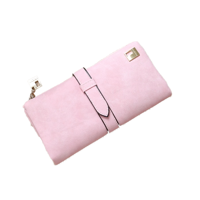 Műbőr divat pénztárca, pink