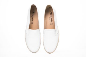 Tamaris fehér bőr női cipő