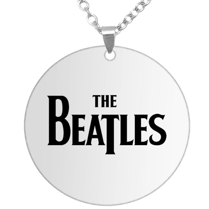 The Beatles medál lánccal, választható több formában és színben