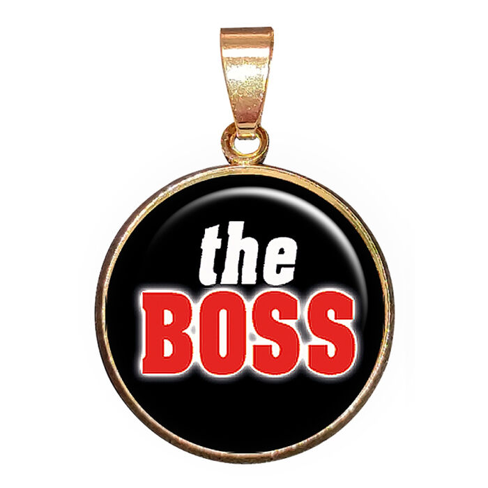 The Boss – CARSTON Elegant medál lánccal vagy kulcstartóval