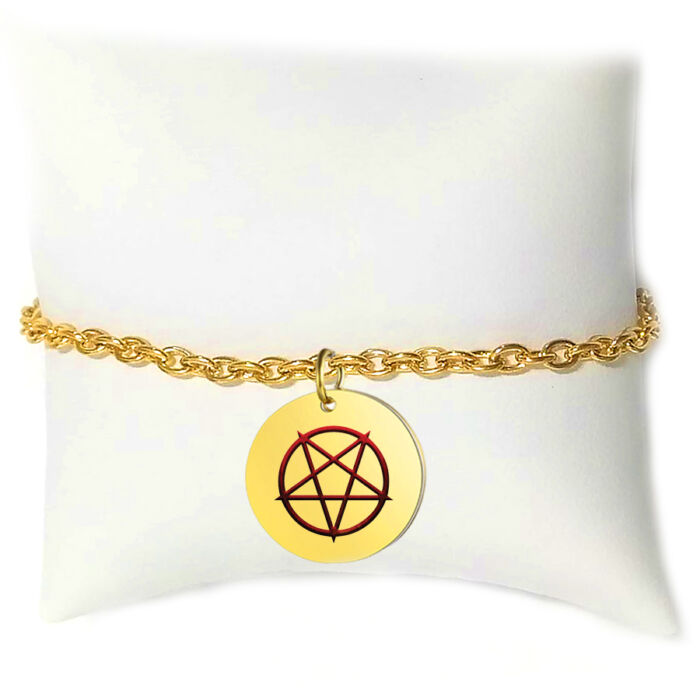 Védelmező Pentagramma karkötő, választható több formában és színben