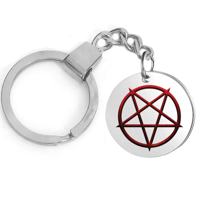 Védelmező Pentagramma kulcstartó, választható több formában és színben