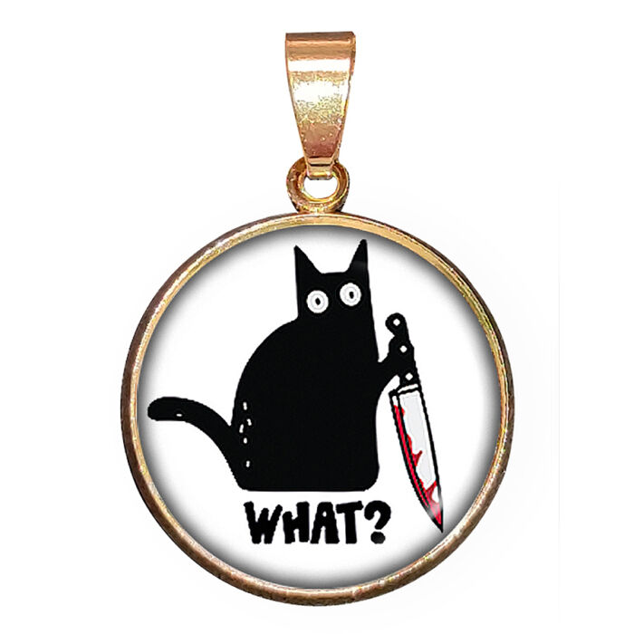 What Cat – medál lánccal vagy kulcstartóval