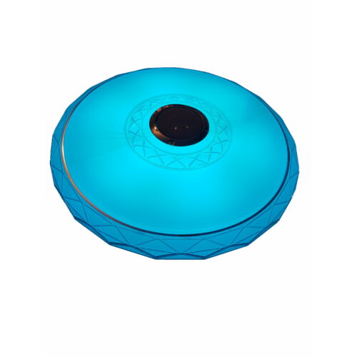 F18 UFO Bluetooth Mennyezeti Lámpa RGB Színes Hangszóróval Távirányítóval