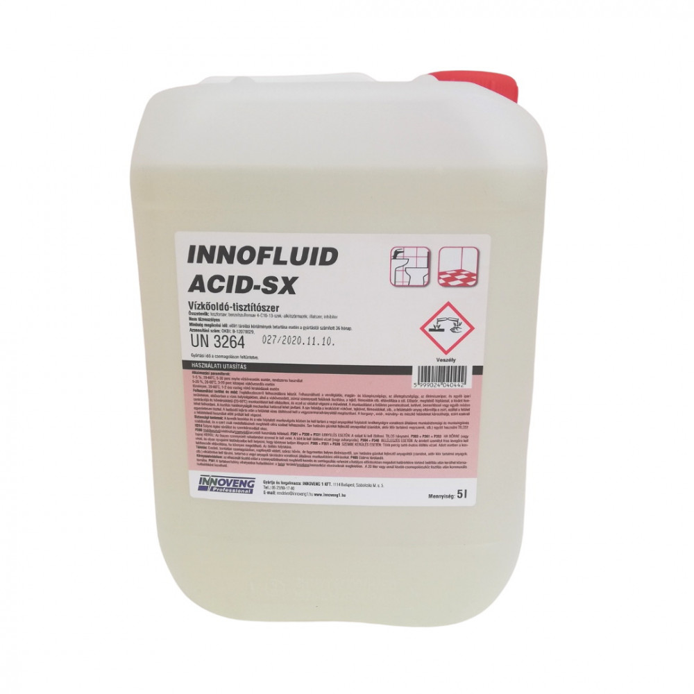 Innofluid Acid-SX vízkőoldó koncentrátum 5L