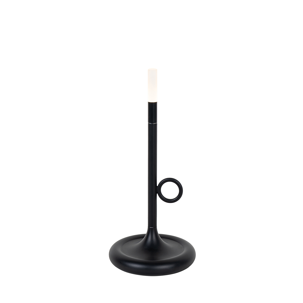 Kültéri asztali lámpa, fekete, LED-del, újratölthető érintéssel dimmerrel - Sjarel