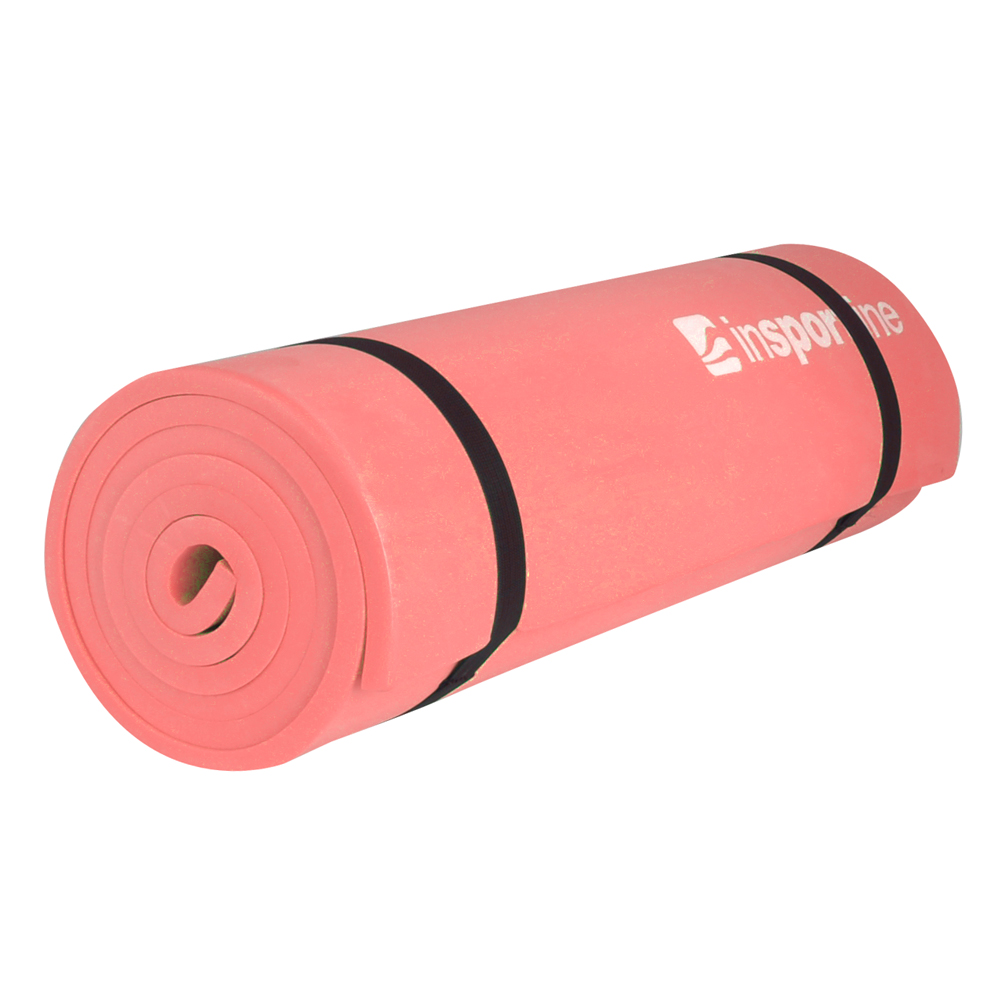 Aerobic szőnyeg inSPORTline EVA 180x50x1 cm  rózsaszín