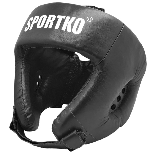 Box fejvédő SportKO OK1  fekete  XL