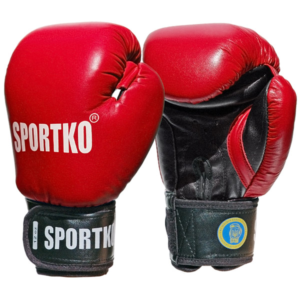 Boxkesztyű SportKO PK1  piros  10
