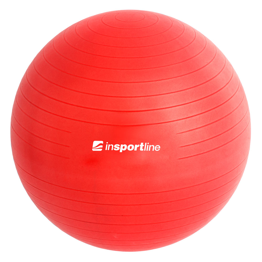 Gimnasztikai labda inSPORTline Top Ball 55 cm  piros