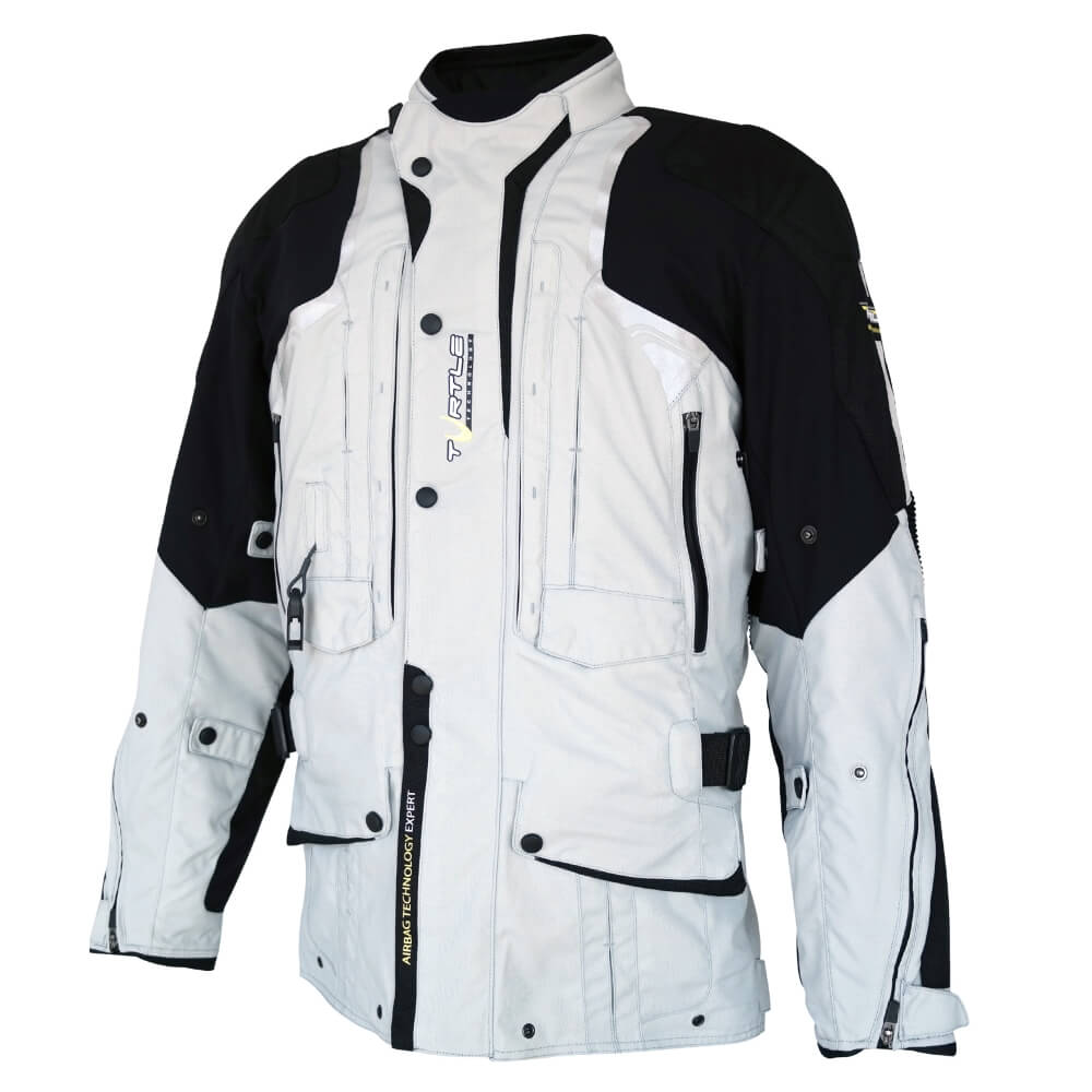 Légzsákos kabát Helite Touring New szürke  3XL  világos szürke