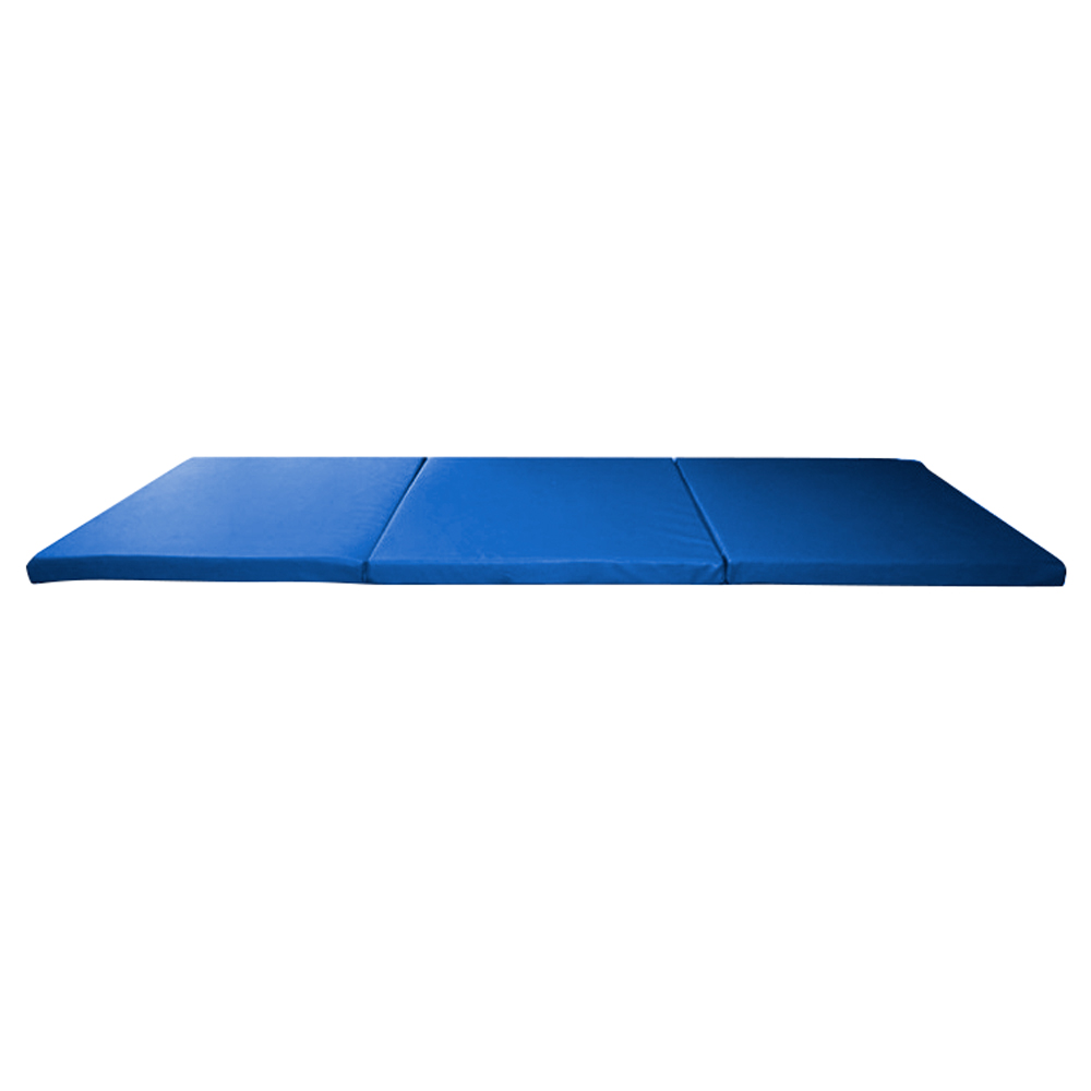 Összecsukható tornaszőnyeg inSPORTline Pliago 195x90x5  kék