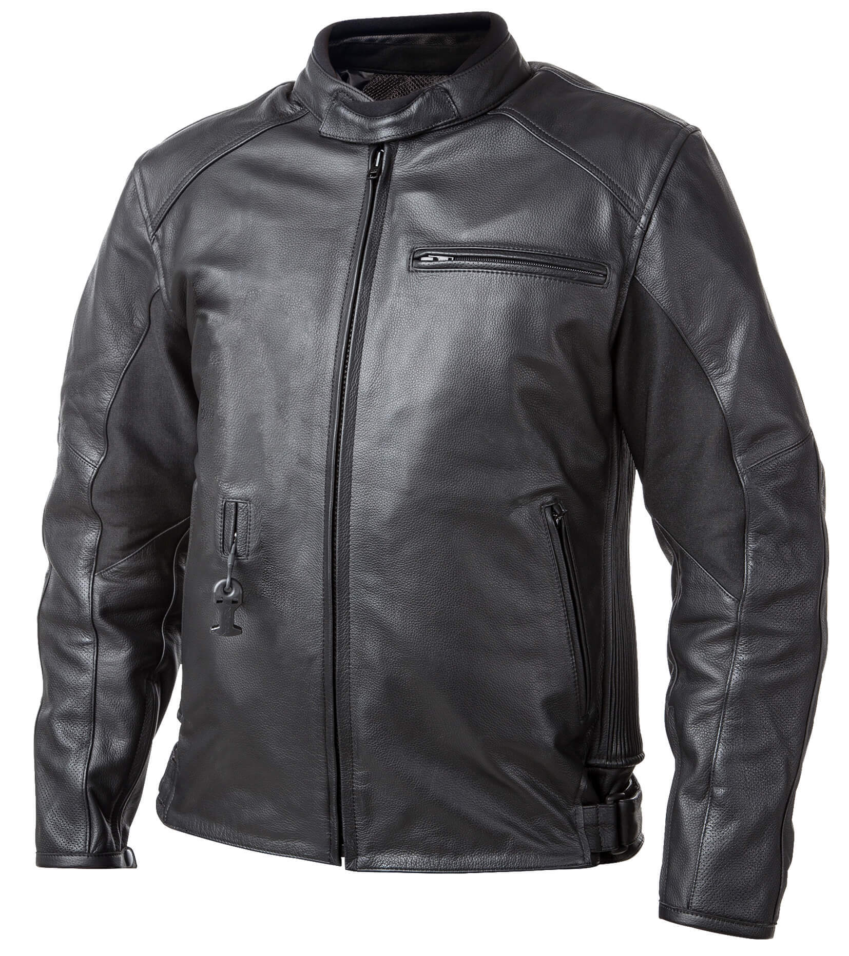 Airbag kabát Helite Roadster Vintage fekete bőr  Fekete  L