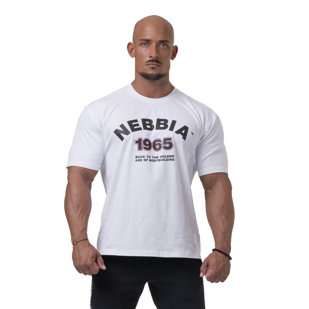 Férfi póló Nebbia Golden Era 192  fehér  L
