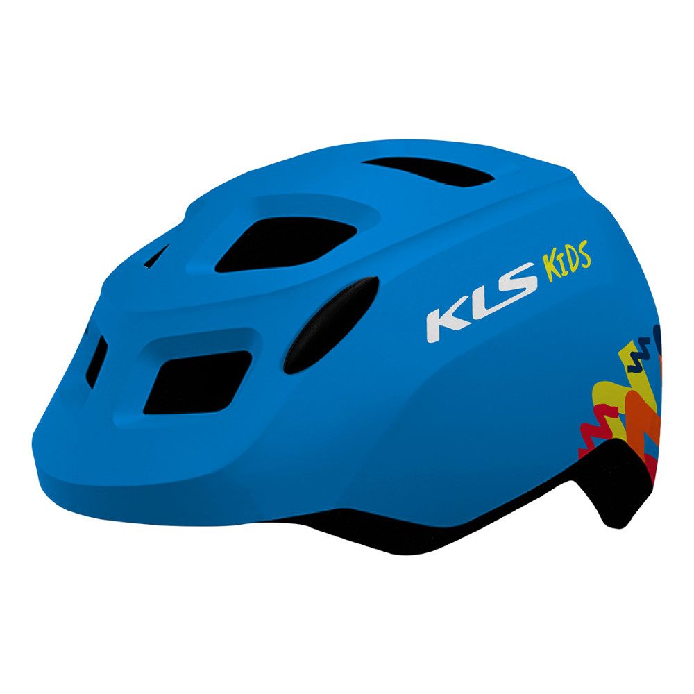 Gyerek kerékpáros sisak Kellys Zigzag 022  kék  S (50-55)