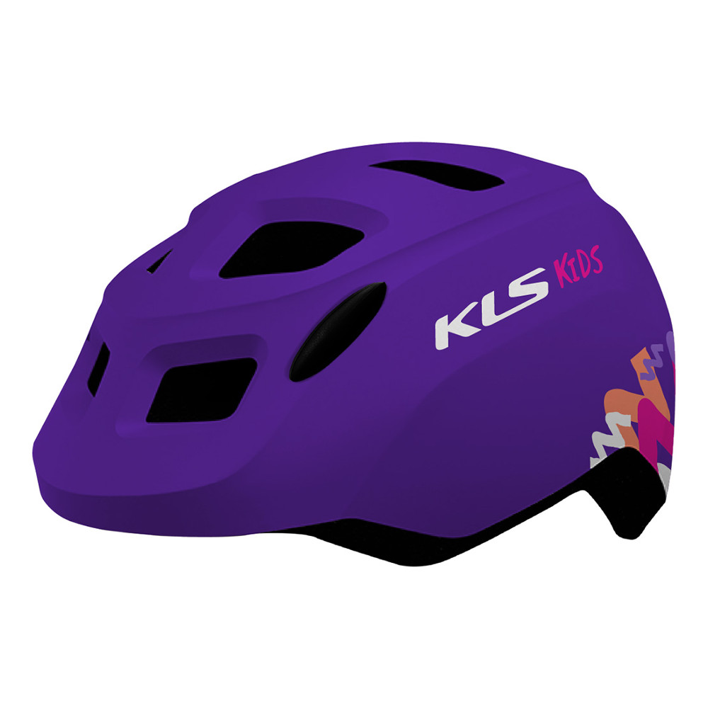 Gyerek kerékpáros sisak Kellys Zigzag 022  S (50-55)  lila