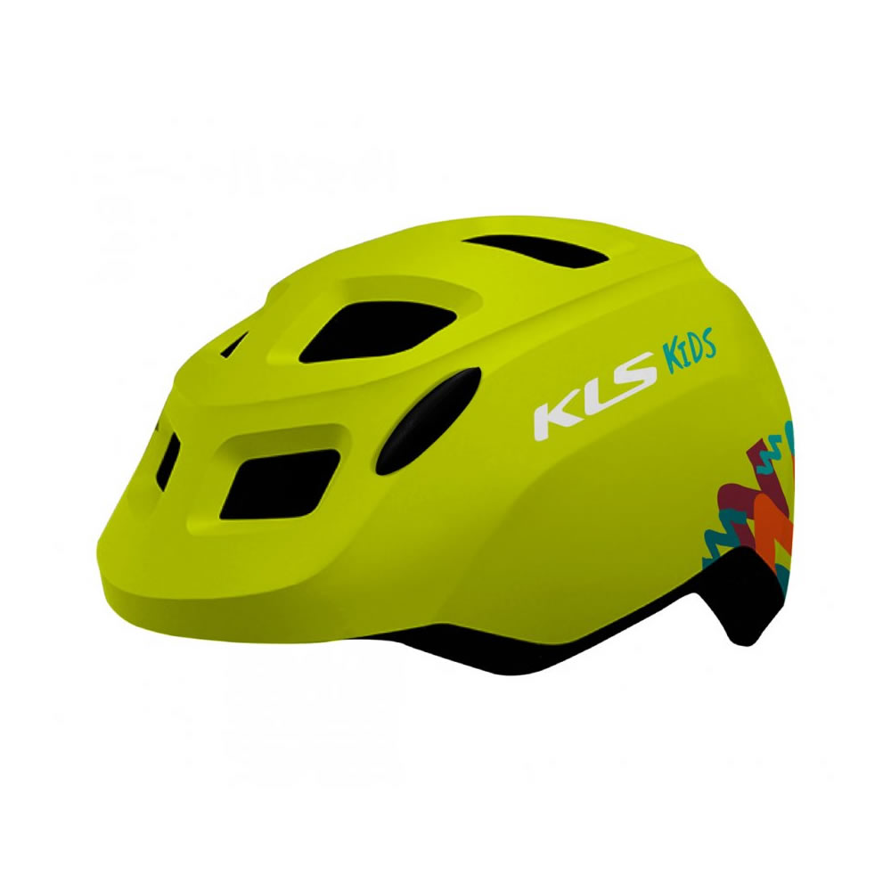 Gyerek kerékpáros sisak Kellys Zigzag 022  S (50-55)  Lime