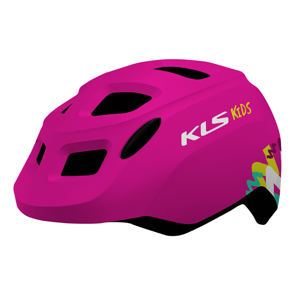 Gyerek kerékpáros sisak Kellys Zigzag 022  pink  S (50-55)