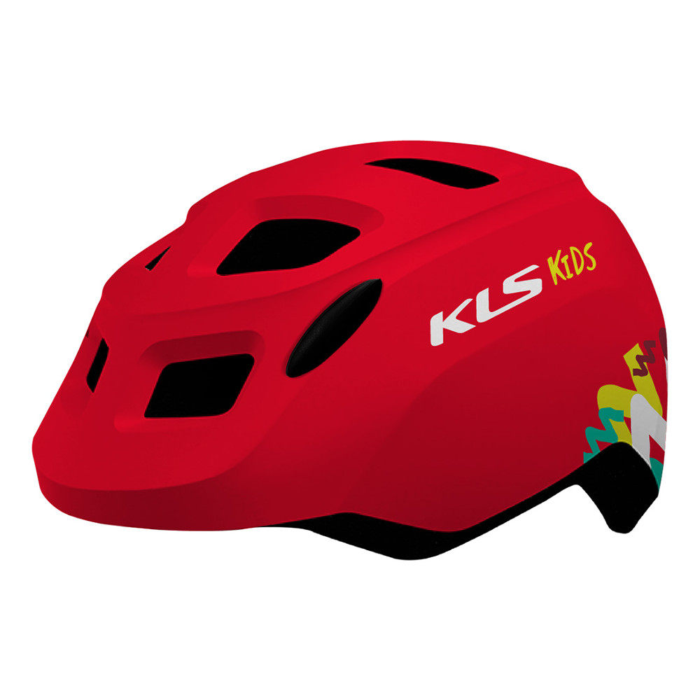 Gyerek kerékpáros sisak Kellys Zigzag 022  S (50-55)  piros