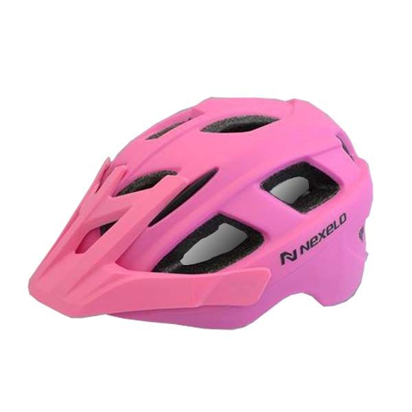 Gyerek kerékpáros sisak Nexelo Kids  M(53-55)  rózsaszín