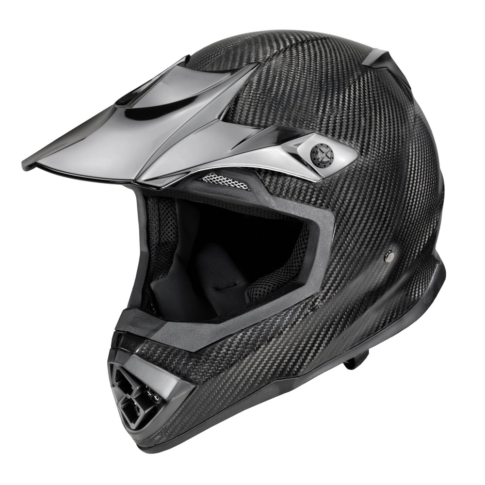 Motocross bukósisak W-TEC Crosscomp  fényes karbon  XL(61-62)